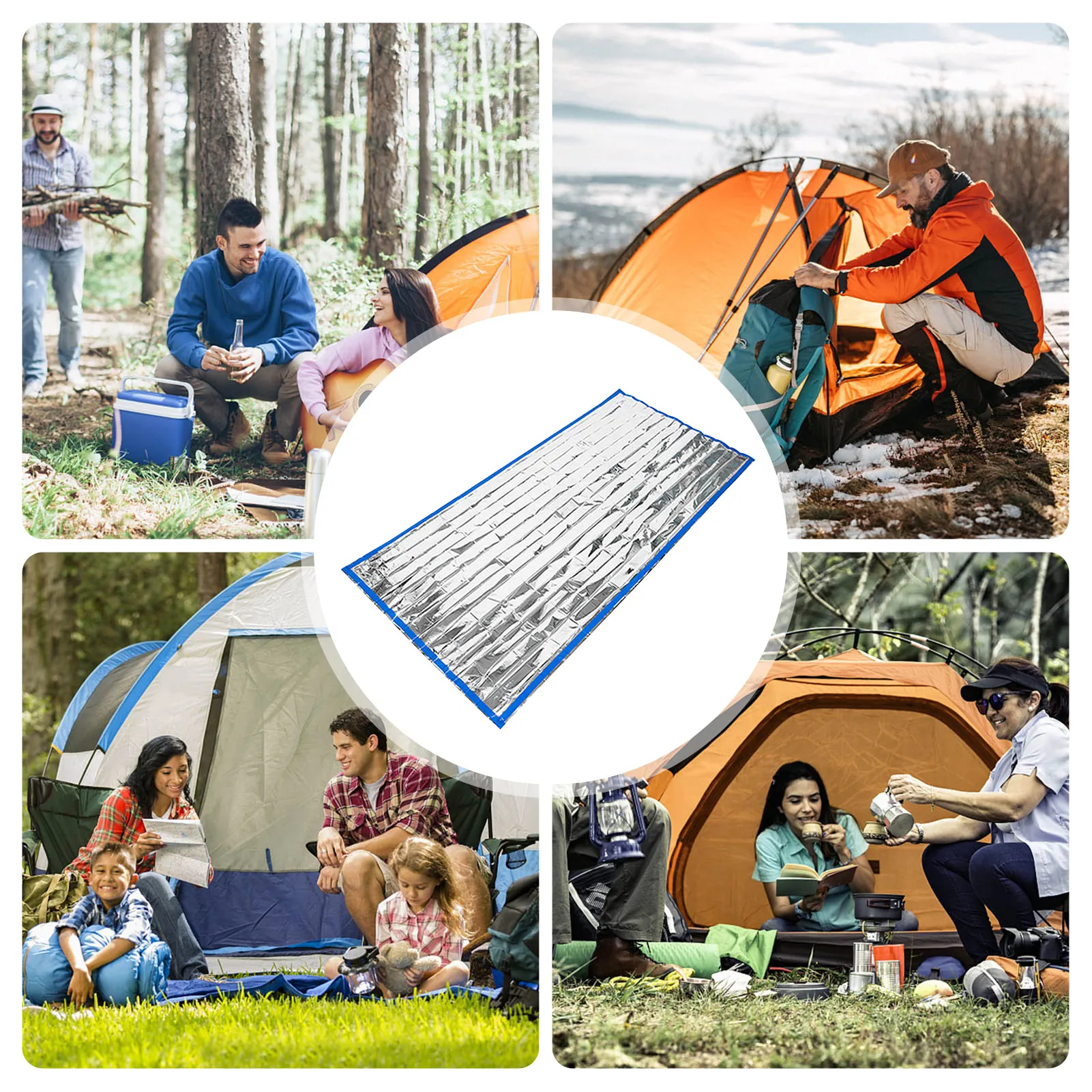 

Экстренный спальный мешок для выживания, легкий спальный мешок для выживания, водонепроницаемый легкий портативный нейлоновый мешок из ма...