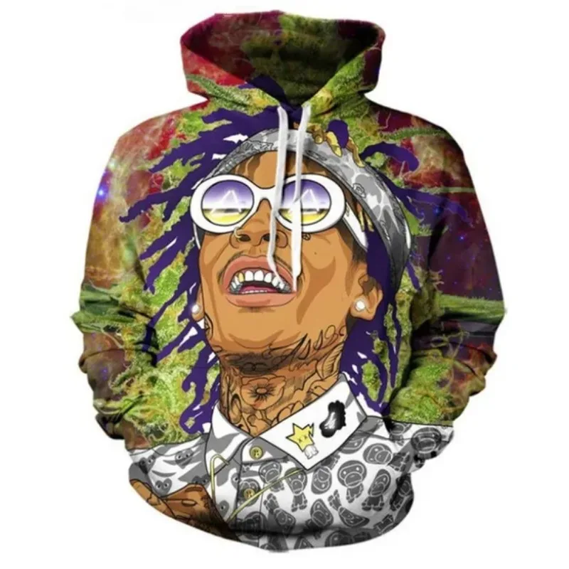 

Autumn Men's Hoodie Wiz Khalifa Women Hoodies 3D Printed Hoodies Harajuku Unisex Hoodies Sweatshirts Cosplay Men's Clothing