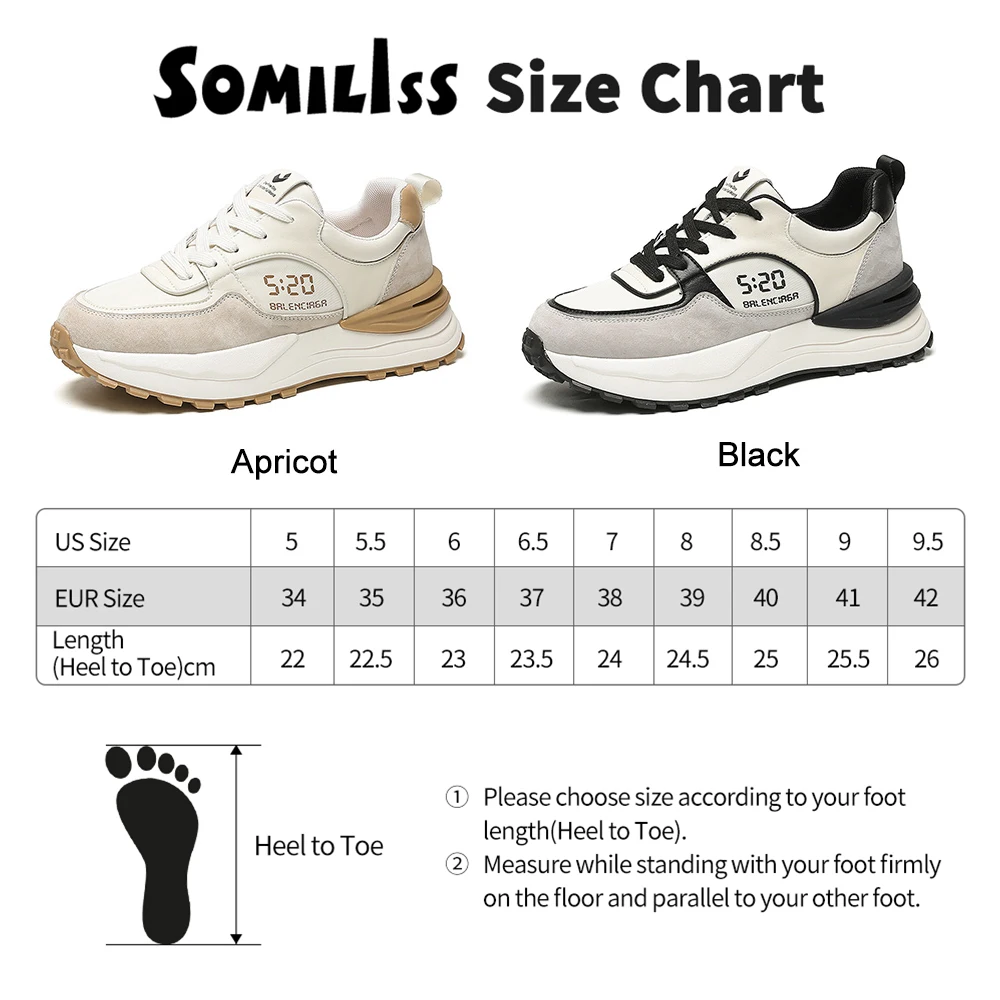 SOMILISS Women Chunky Sneakers Suede Patchwork Mixed Colors Lace-Up Round Toe Shoes Breathable Lightweight Lady Casual Sneaker