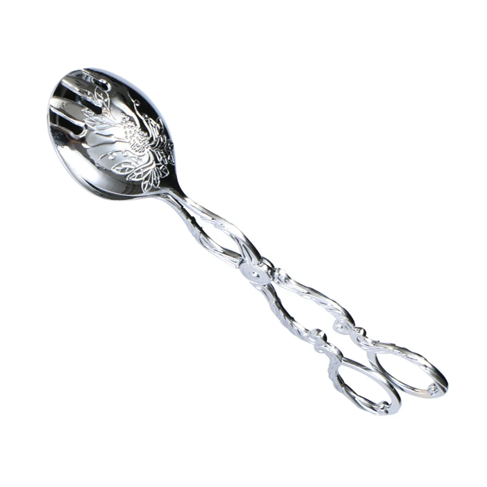 

Tongs Serving Tongmetal Kitchen Bread Sugar Buffet Small Scissor Clip Barbecue Bbq Mini Cooking Steak Clamp Ice Stainless