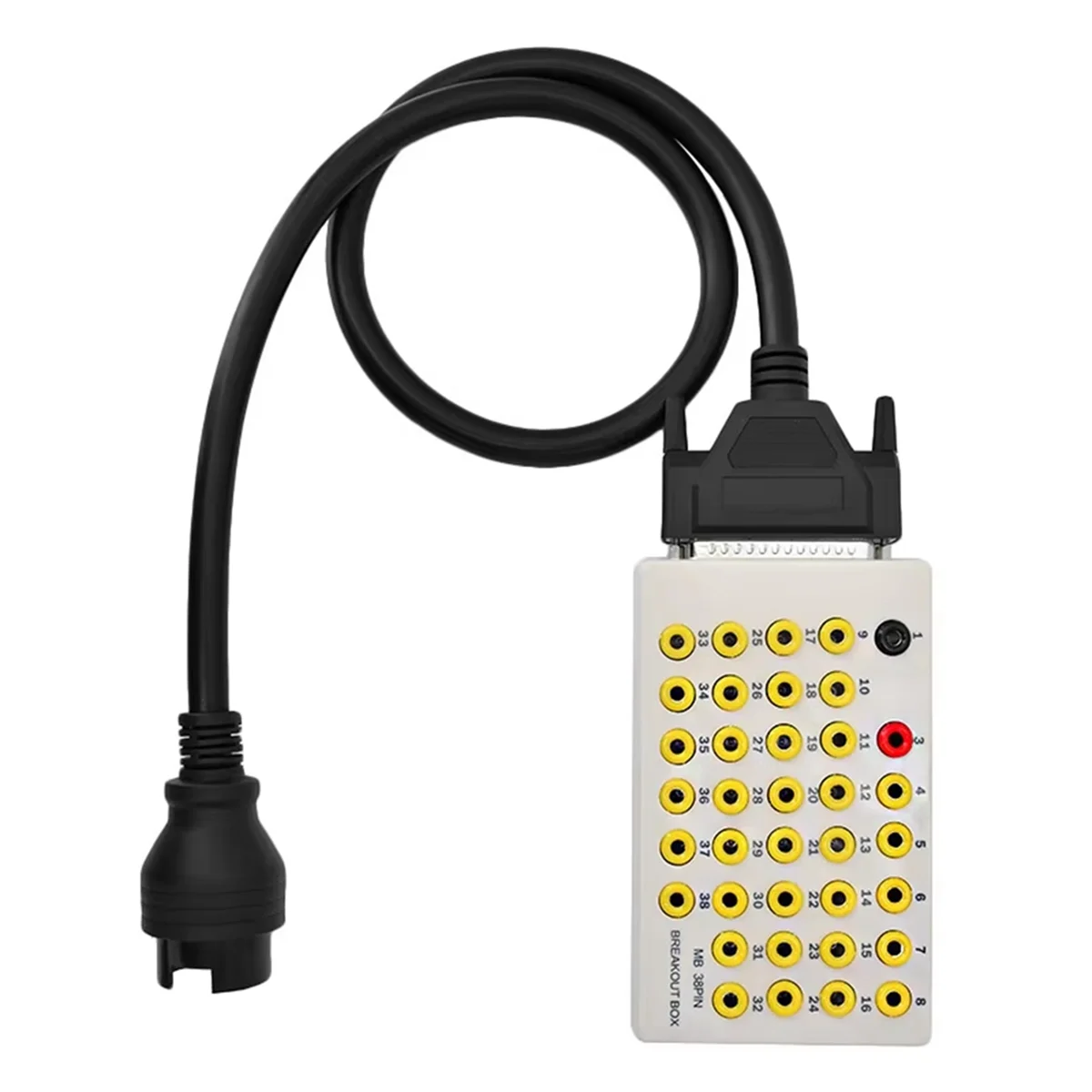 Фото Новый 38-контактный OBD Breakout Box OBD2 тестер линейного сигнала детекторы протокола CAN Data Link диагностический инструмент для автомобиля №3