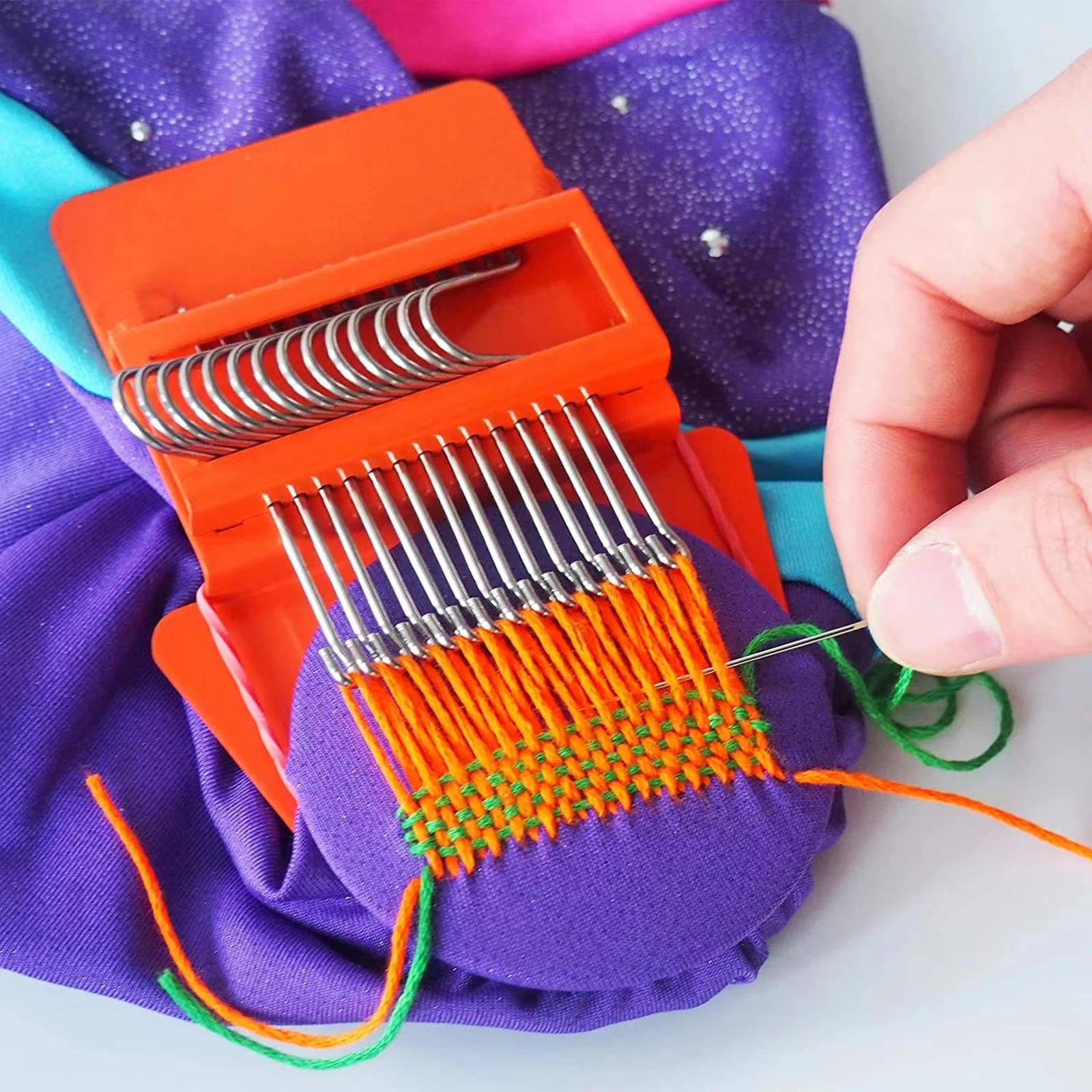 Mini Sewing Machine Small Manual Sewer Knitting Device Hand-held