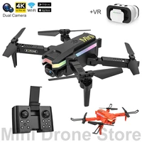 xt8 rc helicopters wifi fpv vr mini drone 4k hd aerial photography electric regulation lens folding quadcopter with dual camera