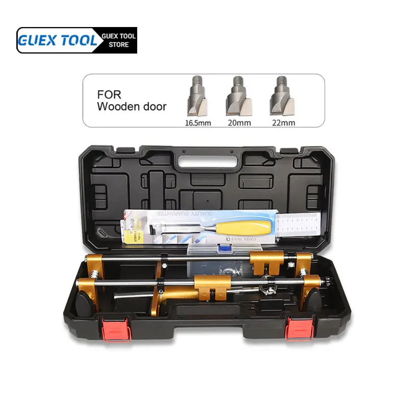 Wooden Door Lock Hole Opener Kit Wooden Door Hole Opener Slotting Machine Opener Woodworking Installation Punching Fixture