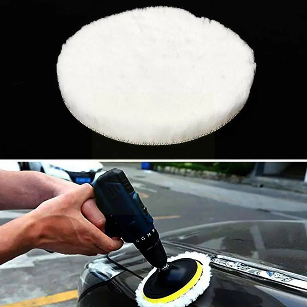 

Car Polishing & Buffing Sponge Pads Kit Wool Bonnet Pads For Household Electric Drill And Auto Polisher 3300/3800 Rpm For W Q2e3