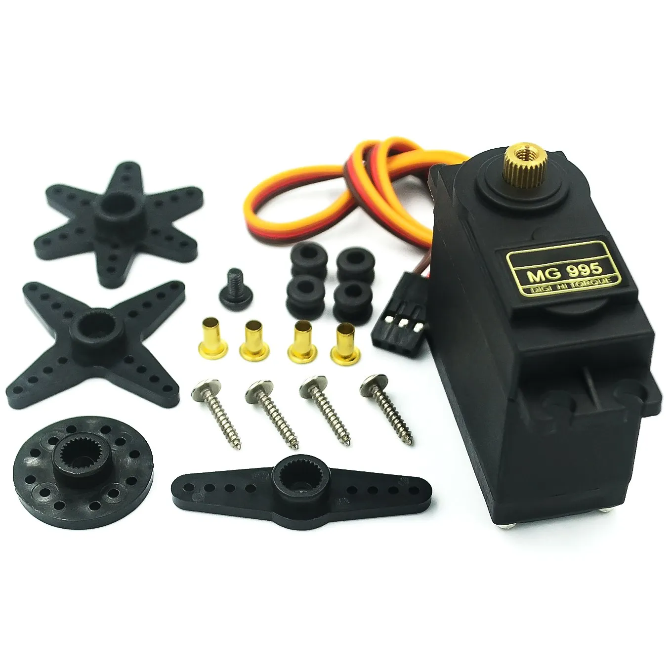 Сервопривод MG945 MG946 MG995 MG996, металлическая Шестерня для модели вертолета, лодки для Arduino UNO, MG946R MG996R