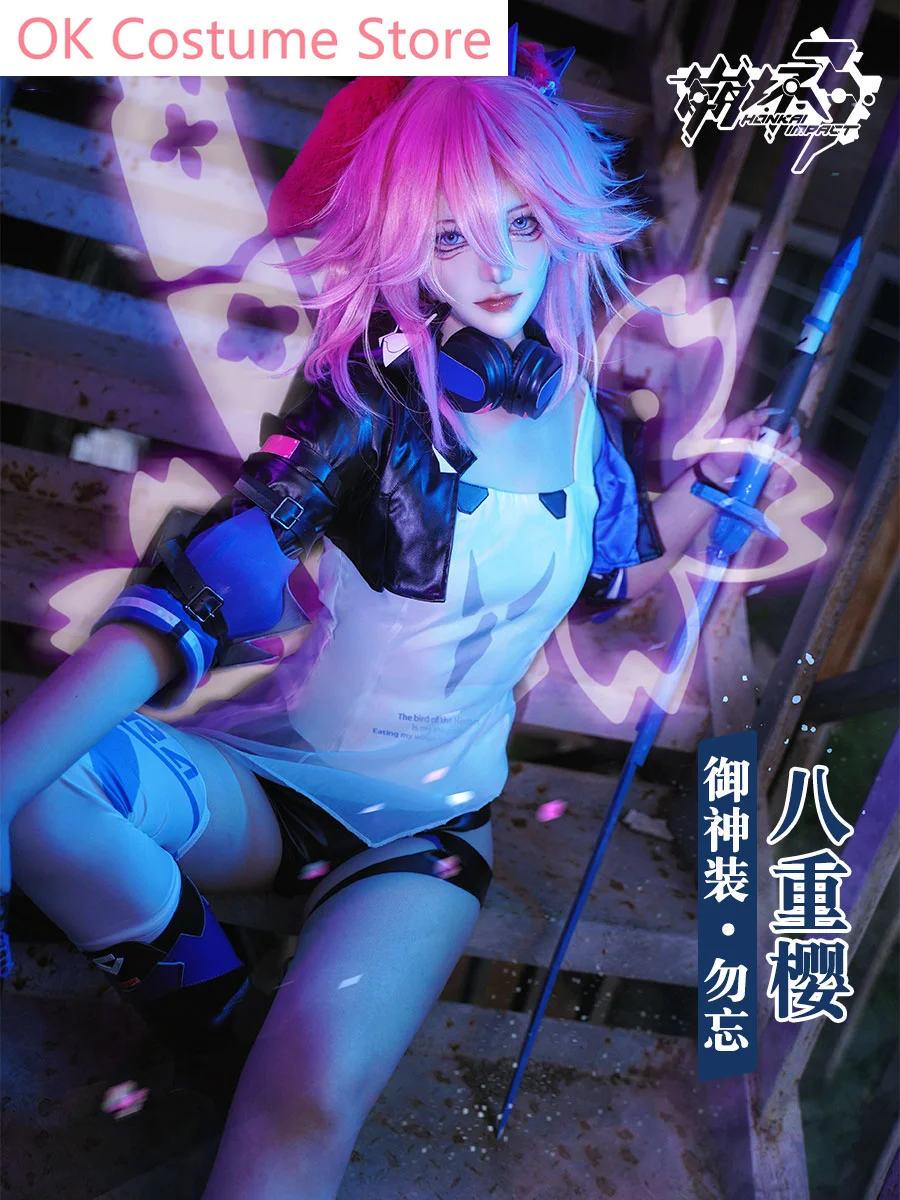 Женский костюм для косплея сакуры Honkai Impact 3rd Yae униформа игры в искусственном