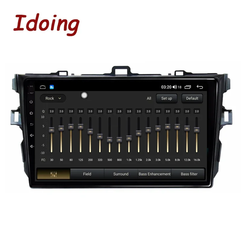 Idoing 9 &quotAndroid автомобильный радиоплеер аудиоплеер для Toyota Corolla 10 E140 E150 2006-2013