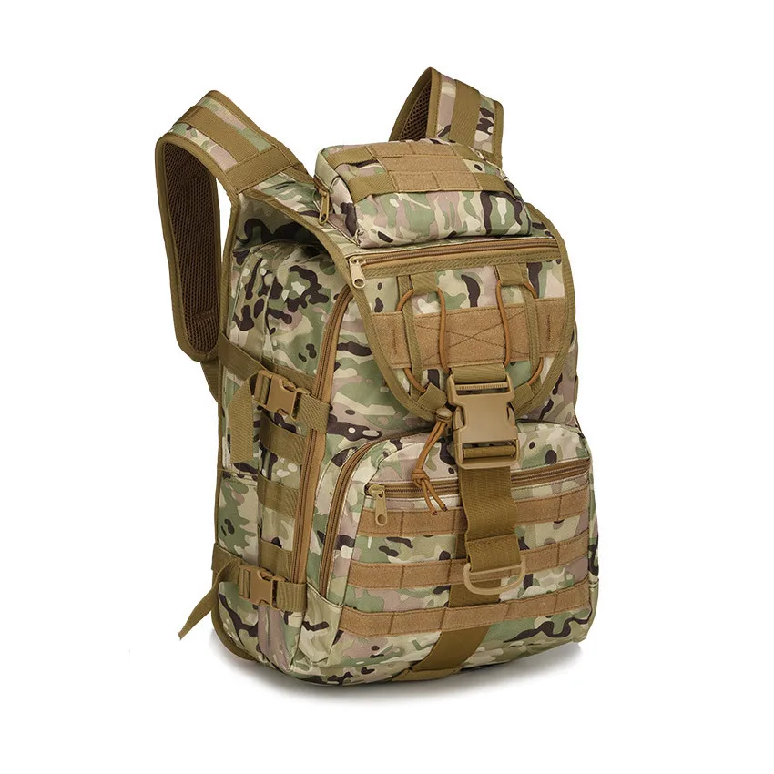 

Acu Camouflage Bag Jungle Combat Breathable Multi-Function Riding Mountaineering Hiking Camping CP Camo Backpack