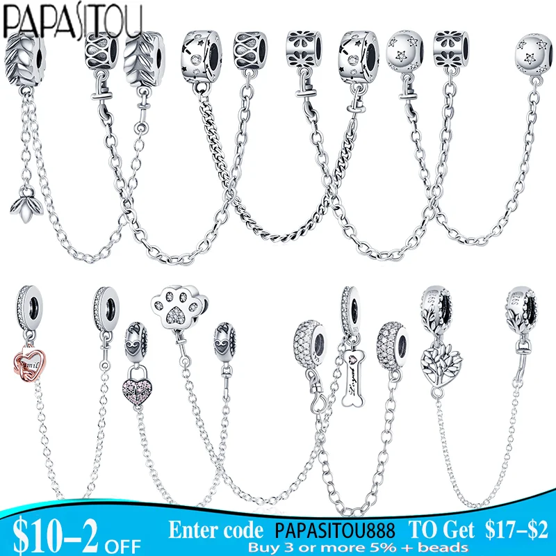 925 оригинальные Подвески plata для браслета pandora серебряного цвета подвеска