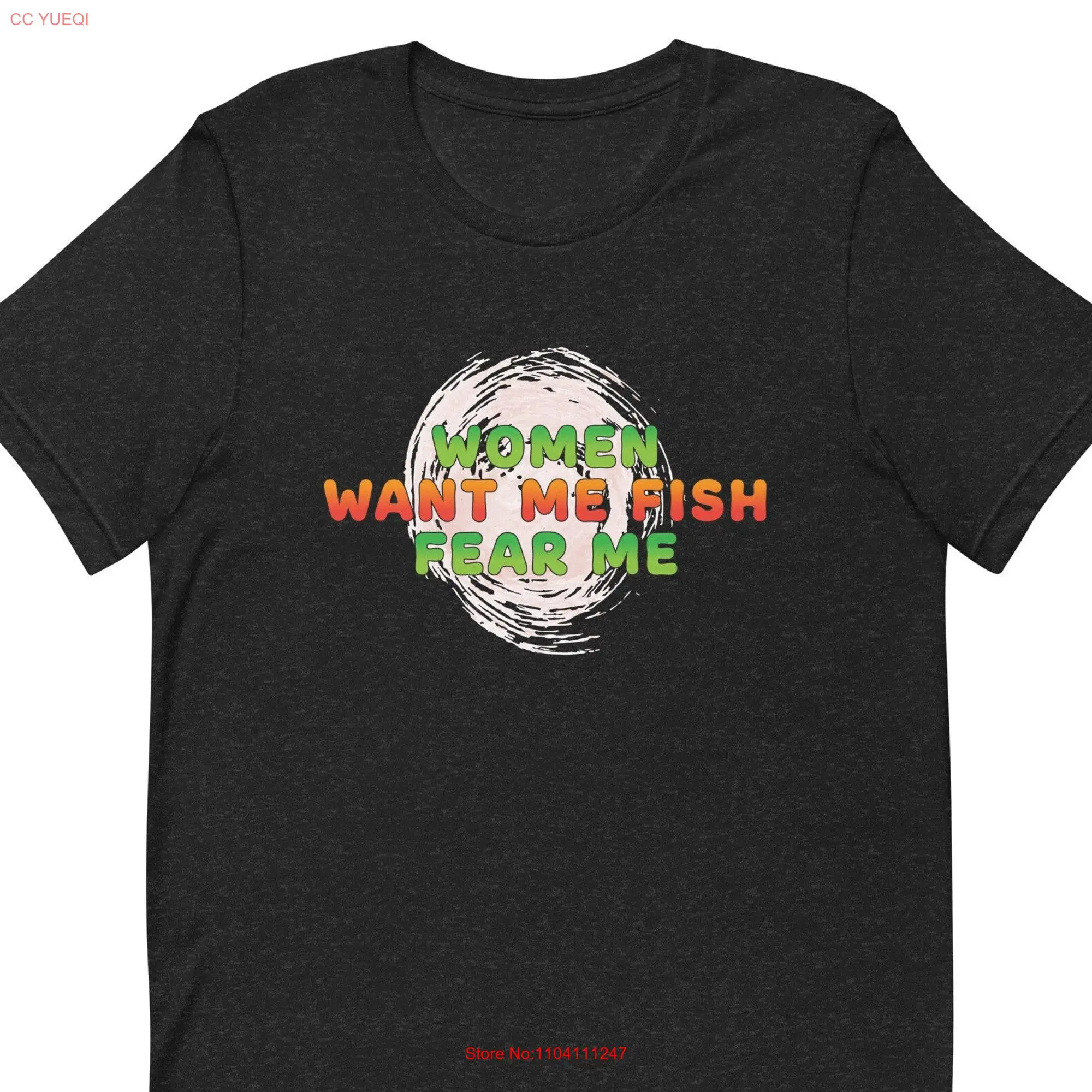 Женская забавная футболка с надписью Want Me рисунком рыбы странная шутка сарказм