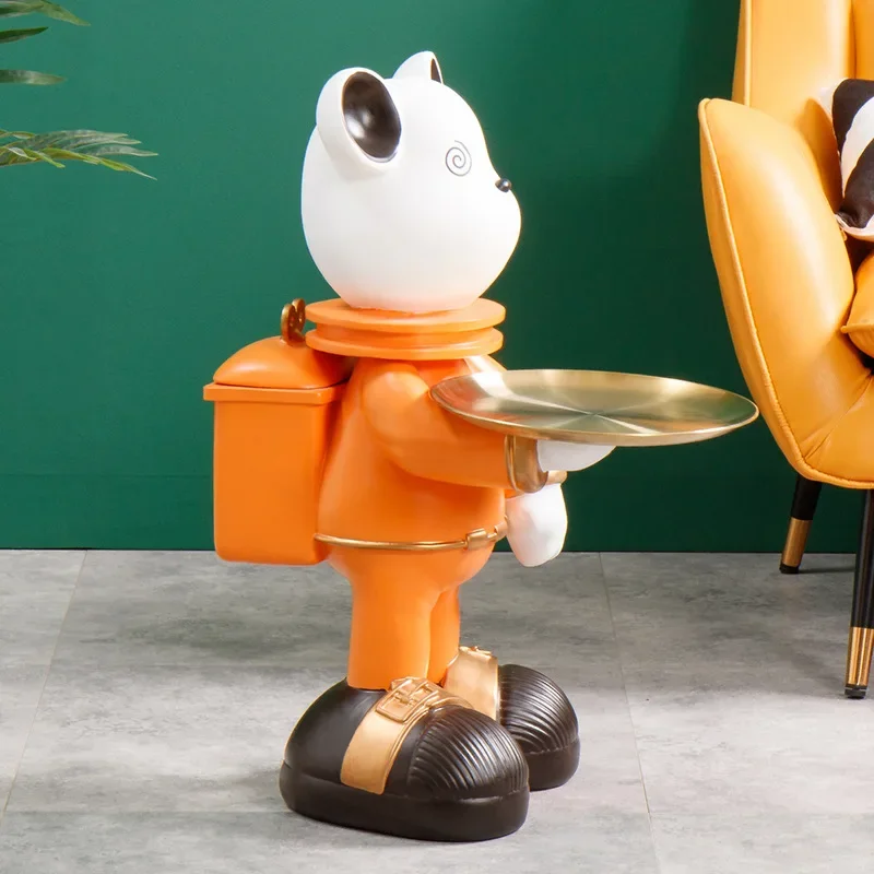 Креативный искусственный медведь из смолы мультяшная коробка для салфеток