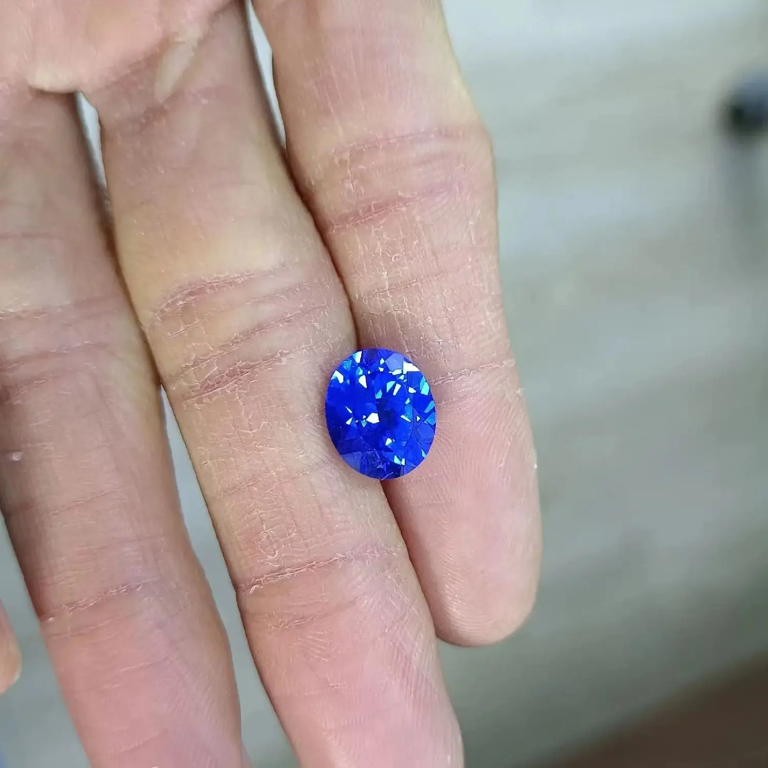 10x12 мм 5 6 карат лабораторный культиватор синего цвета кобальт аквамарин сапфир