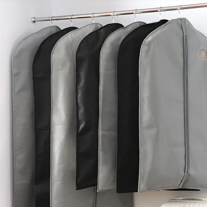 

Dustproof Waterproof Clothing Covers 3 Piece Sets Coat Blazer Overcoat Protective Cover Cloakroom Wardrobe Hanging Storage Bags