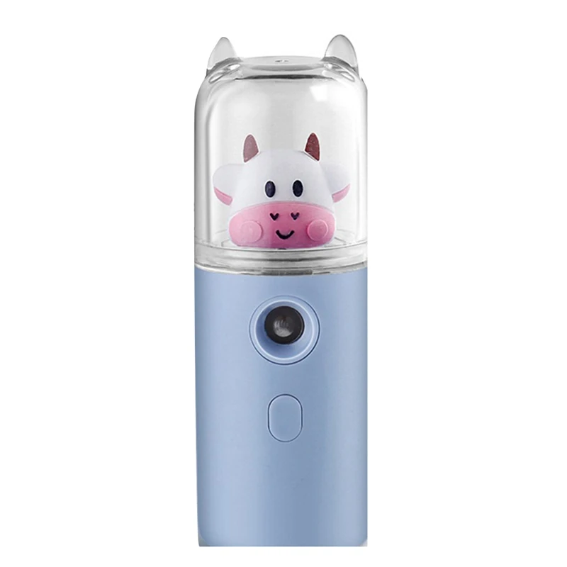 

Увлажнитель воздуха в форме коровы для женщин, Ручной USB-прибор для макияжа, нано-распылитель для духов и спирта