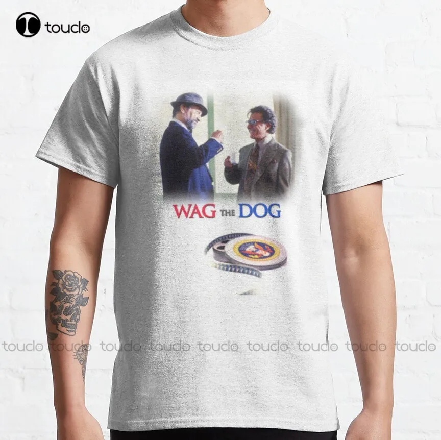 

Wag The Dog (1997) Classic T-Shirt Men Short Sleeve Shirts Digital Printing Tee Shirts Fashion Creative Leisure Funny T Shirts