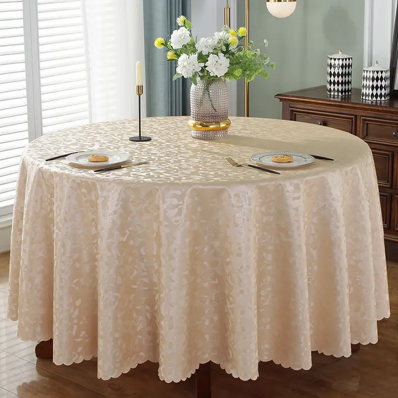 

2023 tablecloths waterproof oil disposable hot round round table cloth_Jes3075