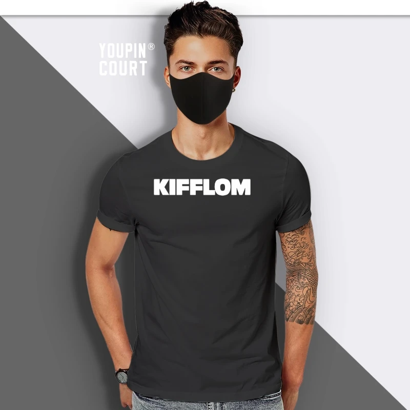 

GTA5 Kifflom Rare Fan Art black T Shirt GTA homme T-Shirt Tees Pure Short Sleeve