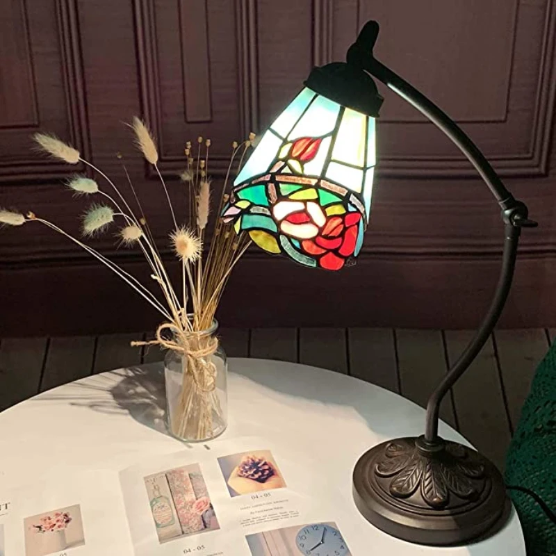 Турецкое освещение Тиффани с пышной лебединой шеей украшение фонаря бар мозаика