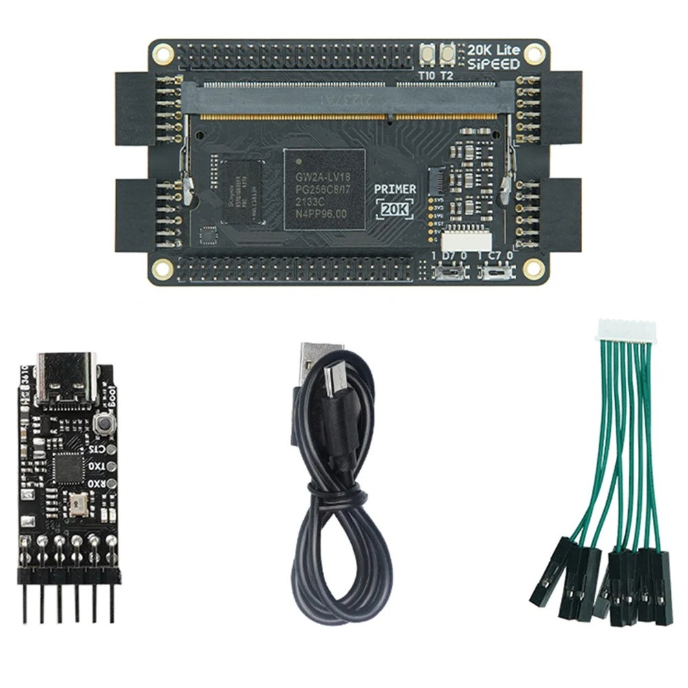 

Для Sipeed Tang праймер 20K комплект материнской платы 128M DDR3 GOWIN GW2A FPGA GoAI Core Board, минимальная система (сварная)