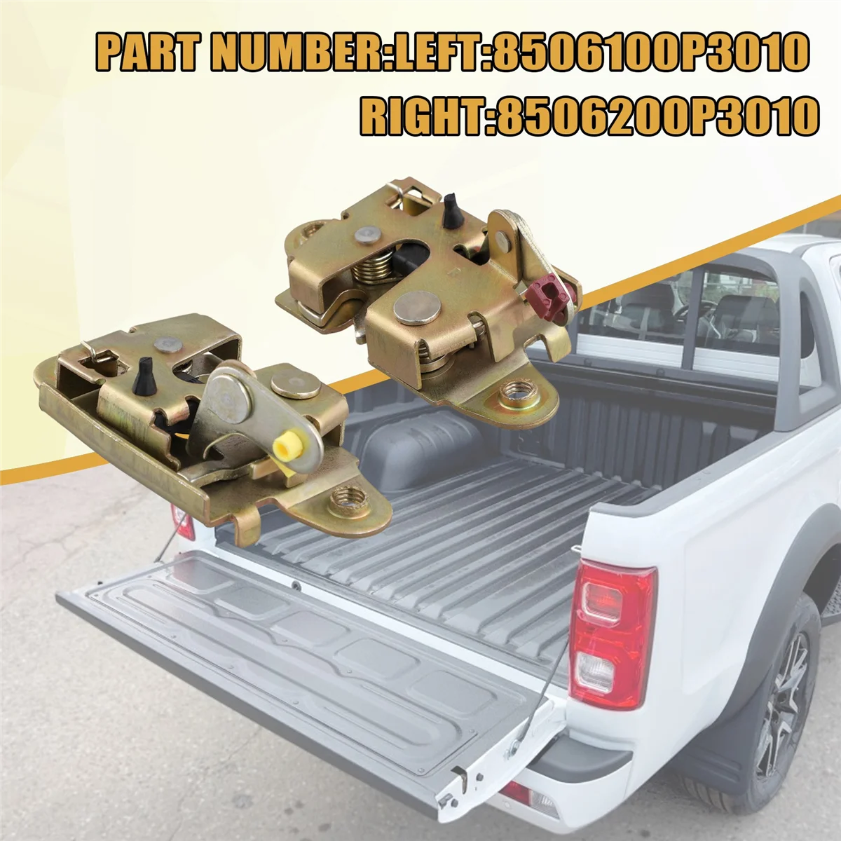 8506100 P3010 8506200 Блок замка задней двери Корпус для пикапа JAC T6 Левый и правый замок