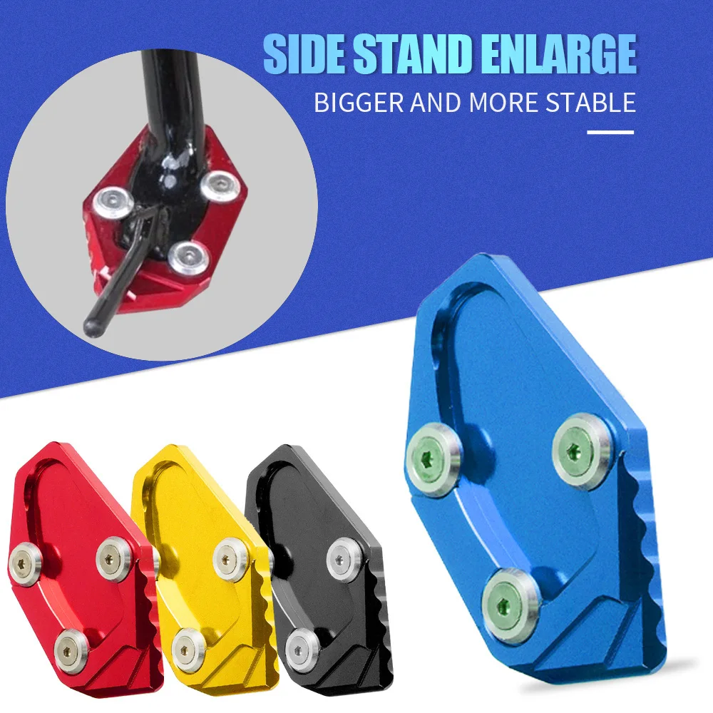 

Motorcycle Accessories Kickstand Foot Side Stand Enlarge Extension Pad Shelf For YAMAHA YZFR3 YZFR25 YZF R3 YZF R25 2015 2016