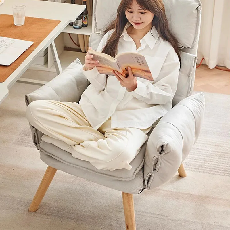 Современное портативное кресло с откидной спинкой для гостиной дизайнерское