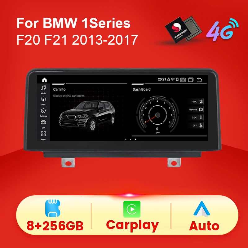 1920*720P Android 11 8 + 256G Автомобильный мультимедийный плеер для BMW 1 серии F20 F21 F22 F23 2013 - 2017