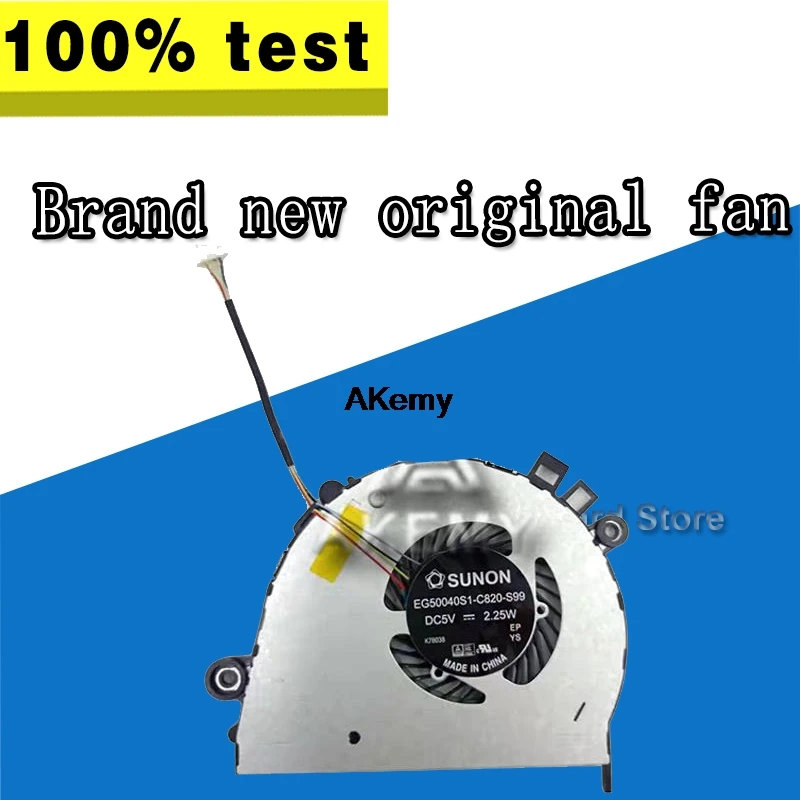 

Новый охлаждающий вентилятор для ЦП и графического процессора ноутбука Lenovo YOGA 710-14 710-15