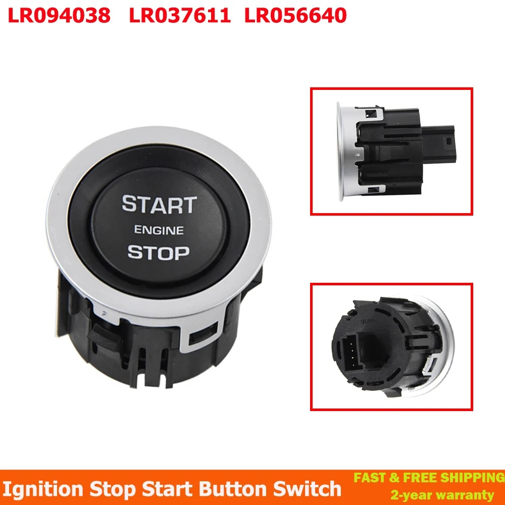 

LR 094038 Кнопка зажигания, остановки запуска для Land Rover Range Rover Sport Evoque Discovery Sport LR 037611 LR 056640 LR 068334