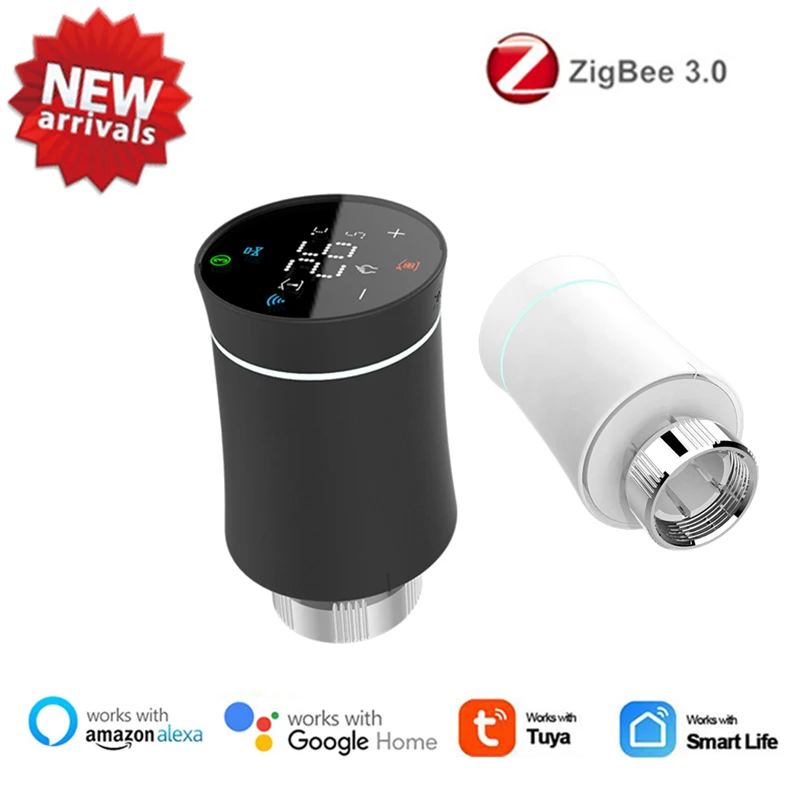 

Tuya ZigBee Smart Radiator Actuator Valve Programmable TRV Temperature Controller Thermostat Via Alexa Google Smart Home