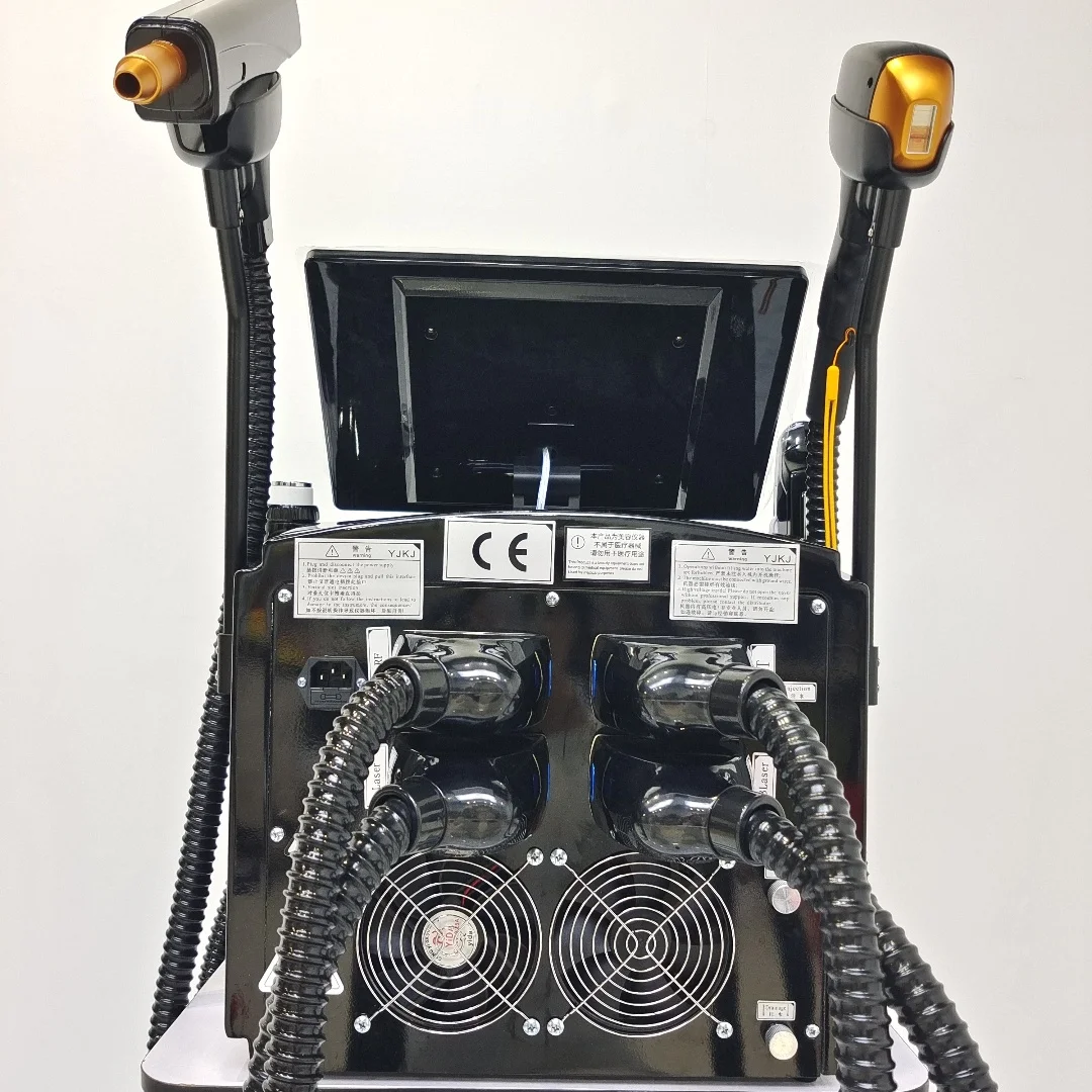 4в1 Сопрано Титан Лед Платиновый Диод 3 Длина Волны Лазер ND:YAG RF IPL OPT Машина
