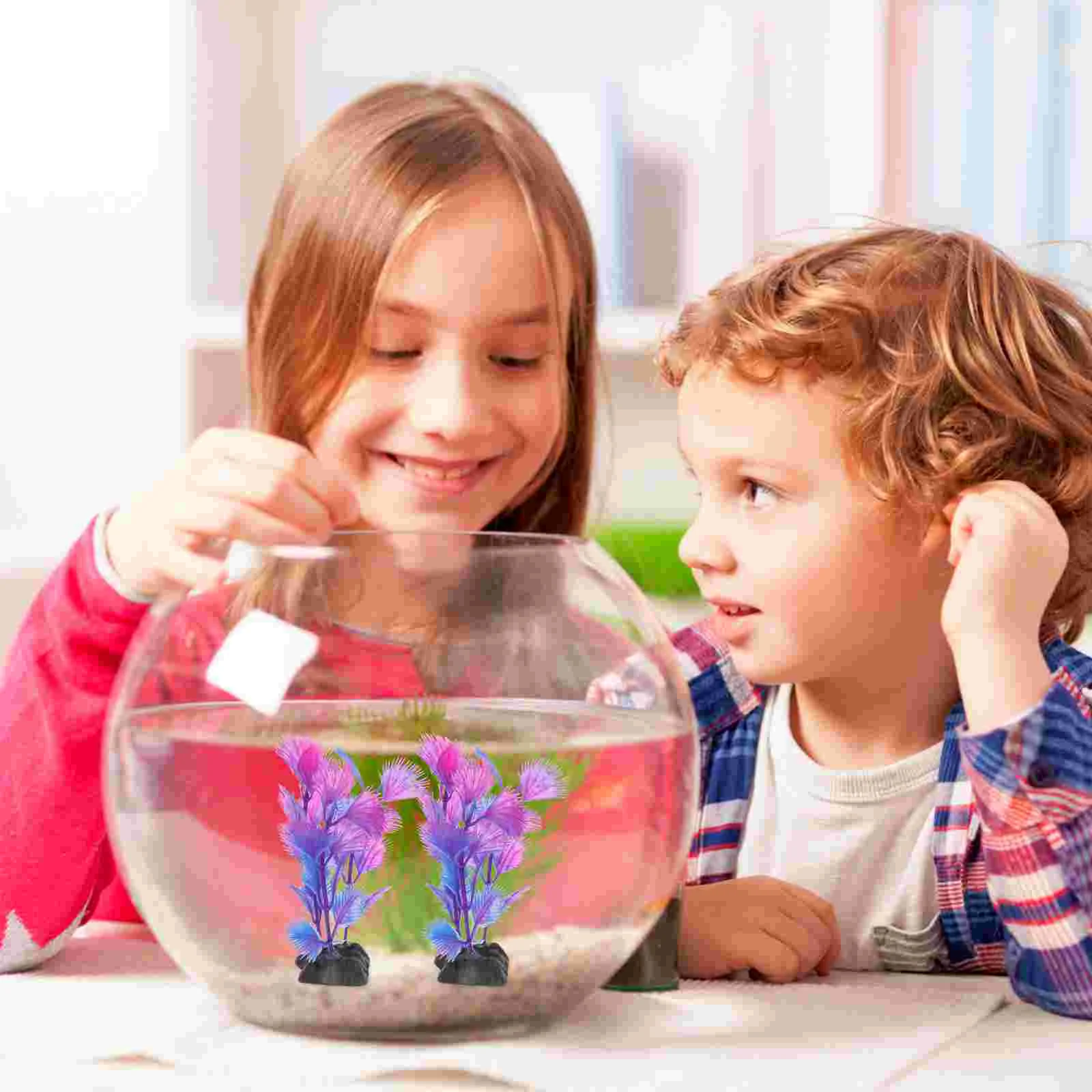 10 шт. аквариумный ландшафтный дизайн большой аквариум растения украшения