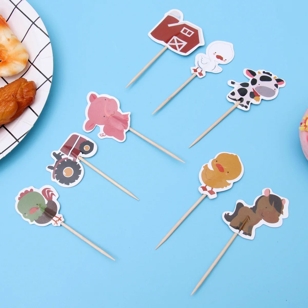 

Toppers Animals Farmcupcake Cupcakes Cake Woodland Figures Wedding Birthday