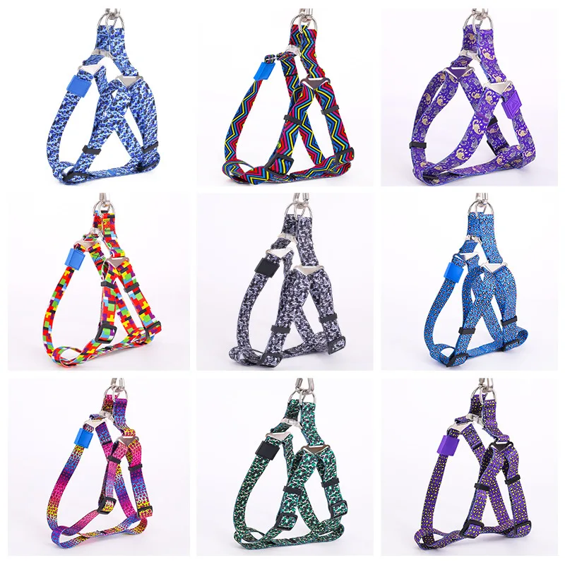 New Pet Dog Harness Leash Set Breathable Adjustable Puppy Harness Outdoors Walking Running Vest Harness For Small Medium Dogs