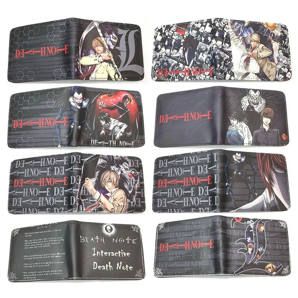 

Anime Men Women Short PU Wallet DEATH NOTE ID/Credit Cards Holder Boys Girls Coin Purse