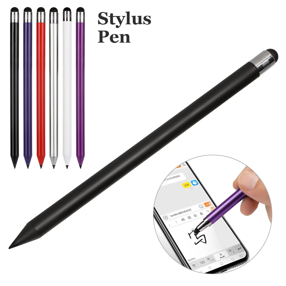 

Universal 2 in 1 Stylus Pen Drawing Tablet Capacitive Screen Multicolor Caneta Touch Pen Smart Pencil Accessories Capacitive Pen