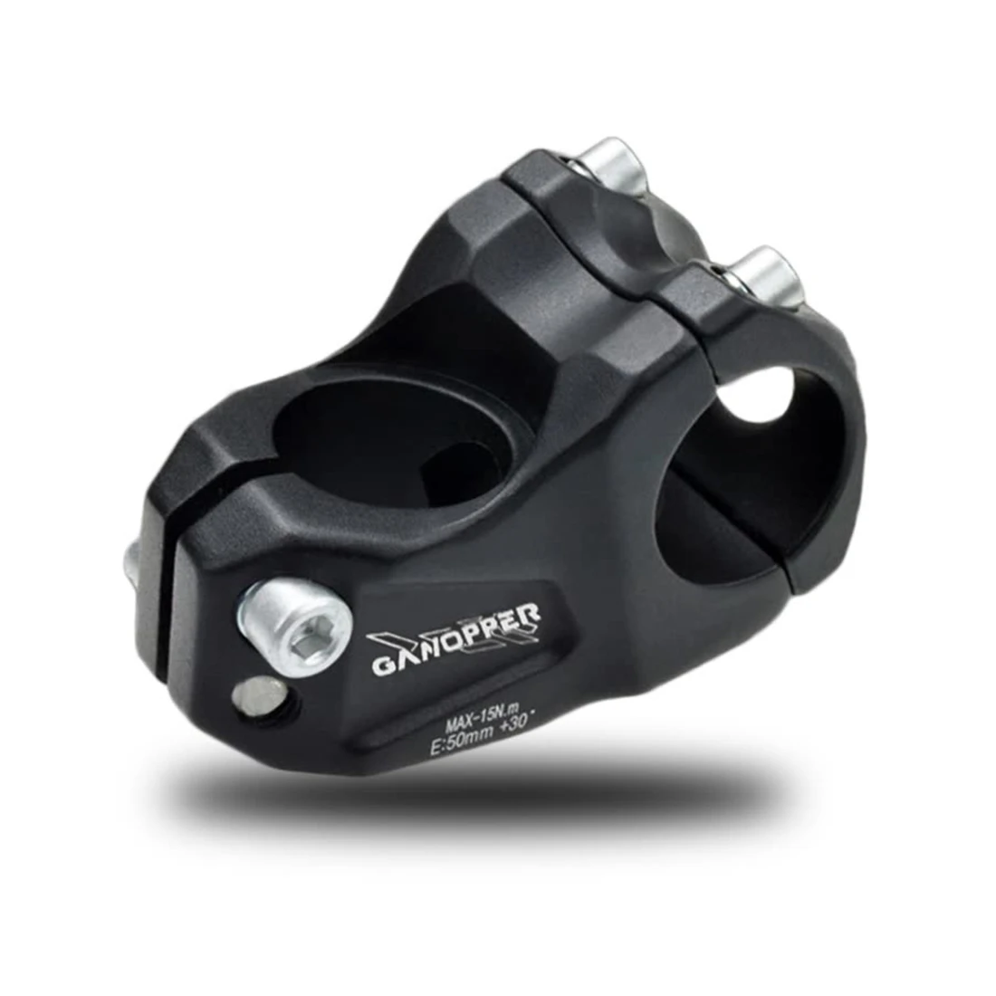 

GANOPPER 30 Degree Bicycle Handlebar Stem Riser XC AM Mountain Road Bike Tiltable Stem Tube 31.8X28.6mm Cycling Parts