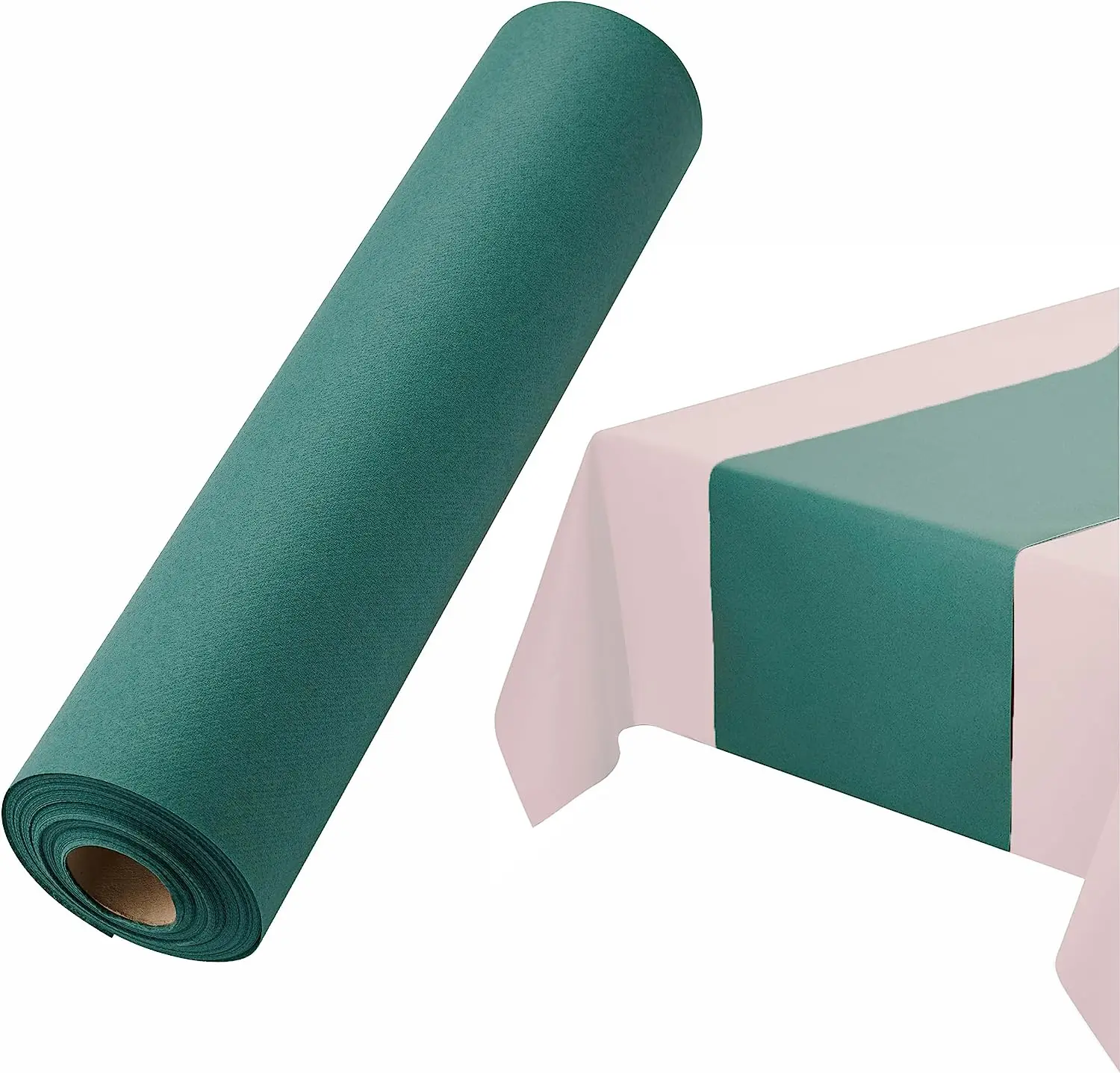 

Free Cutting Size Disposable Paper Table Runner 40CM*24M Linen-Like Paper Dining Table Decorations For Wedding Christmas Party