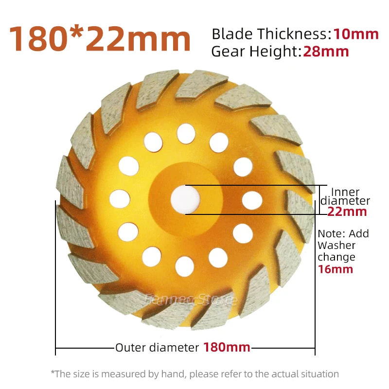 

Шлифовальный диск алмазный FENNEC 100/125/150/180 мм