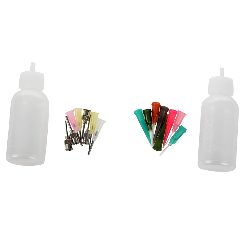16 шт./компл. комплект хны насадки-аппликаторы бутылок паста для татуировок