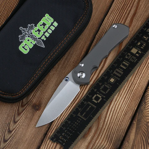 Green thorn Маленький складной нож inkosi VG10 blade, TC4 титановый 3D нож для кемпинга на открытом воздухе, фруктов, инструмент для повседневного использования