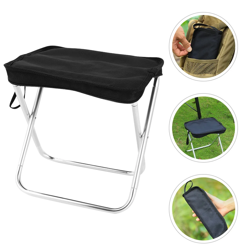 

Folding Step Stool Foot Retractable Bench Garden Portable Benches Camping Stools Cloth Compact Travel Small Foldable Chair
