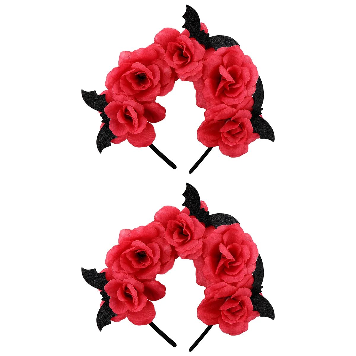 

2pcs Durable Decorative Rose Flower Headband Hair Accessories Hair for