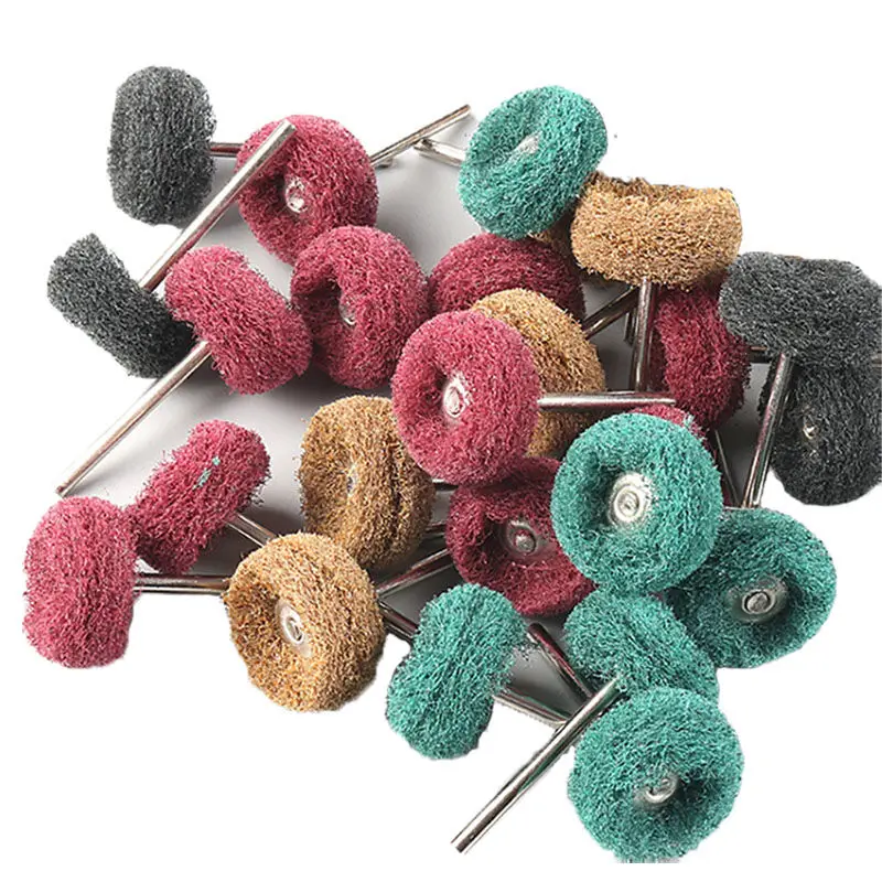 Абразивная щетка для мини-дрели хвостовик 2 35 мм 25 нейлоновая Полировочная