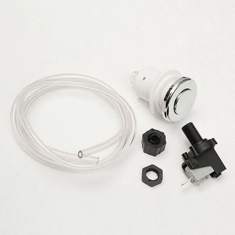 

Three-piece Sets Sanitary Equipments ABS+PVC+stainless Steel Hot Tubs Hose Air Pressure Switch Air Button Massage Tub