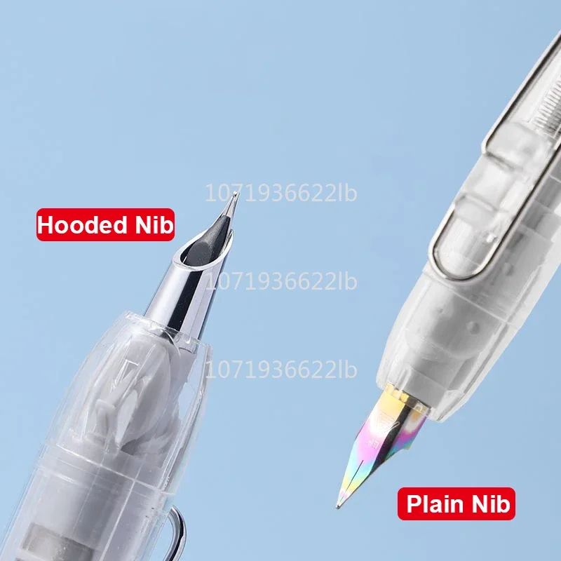 Новая перьевая ручка Lanbitou 3088A выдвижная пластиковая EF F с чернилами для письма