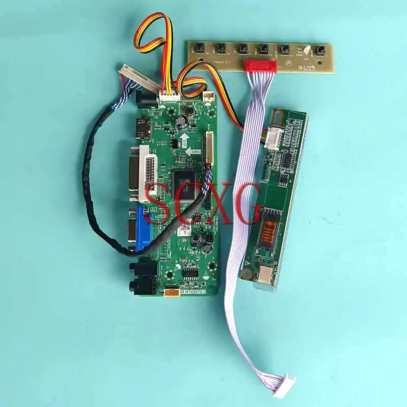 

For N154Z1 N154Z3 QD15AL01 Laptop Monitor Screen Driver Board 15.4" HDMI-Compatible VGA DVI DIY Kit 1CCFL 1680*1050 LVDS 30-Pin