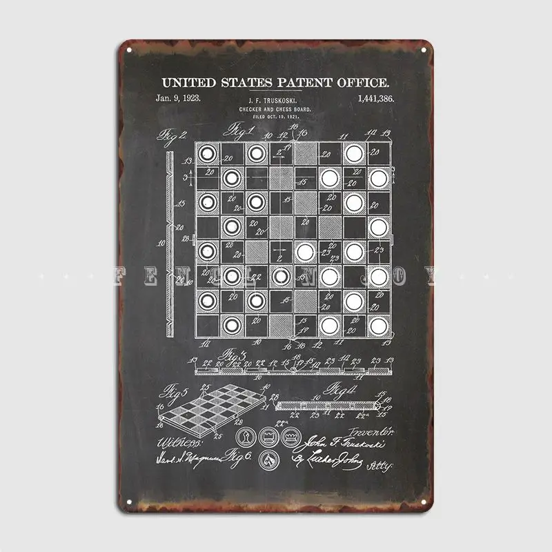 6 шахматных досок и металлическое искусственное украшение винтажная настенная