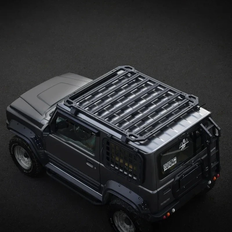 Для Suzuki Jimny автомобильная корзина на крышу, багажник, грузовой алюминиевый багажник, подходит (art.: 3920d3106ec1e) - 3920d3106ec1e